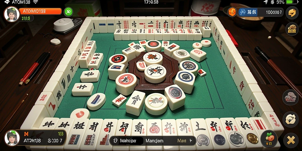 Tampilan gameplay ATOM138 yang menarik dan memikat.