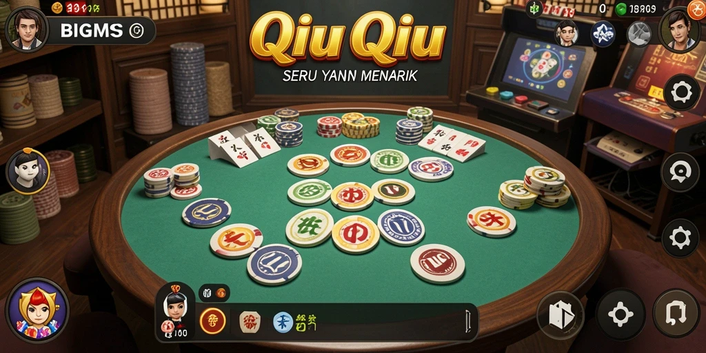 Tampilan gameplay QiuQiu yang menarik di BIGMSG.