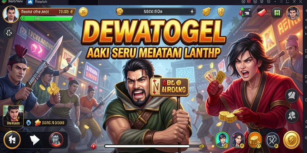 Gameplay seru DEWATOGEL dengan aksi penuh tantangan.