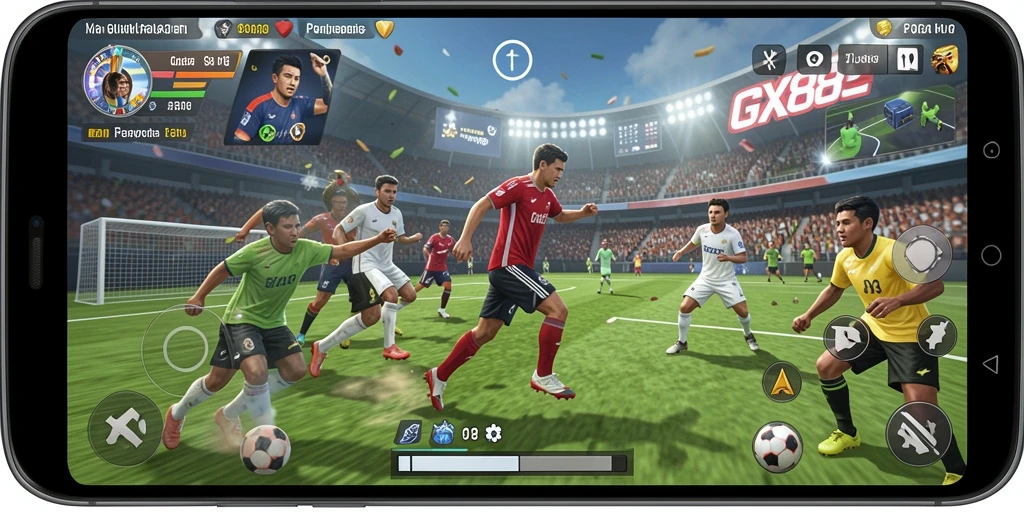 Tampilan gameplay GX88 yang menarik dan menyenangkan.