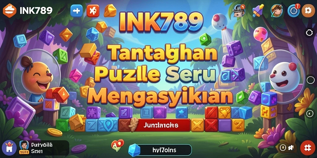Tampilan gameplay INK789 yang menakjubkan dengan teka-teki menantang.