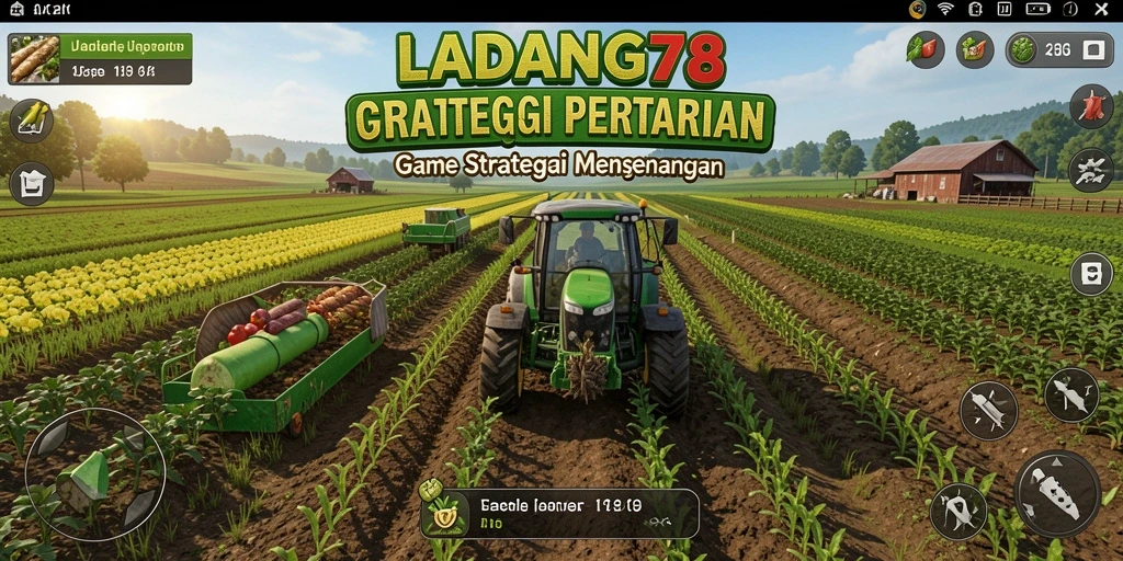 Tampilan gameplay LADANG78 yang penuh warna dan interaktif.