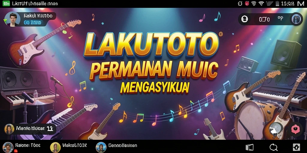 Tampilan gameplay <strong>LAKUTOTO</strong> yang penuh warna dan dinamis.