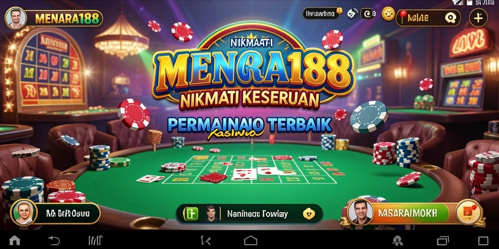 Screenshot MENARA188 menunjukkan pengalaman bermain Kasino yang mendebarkan.