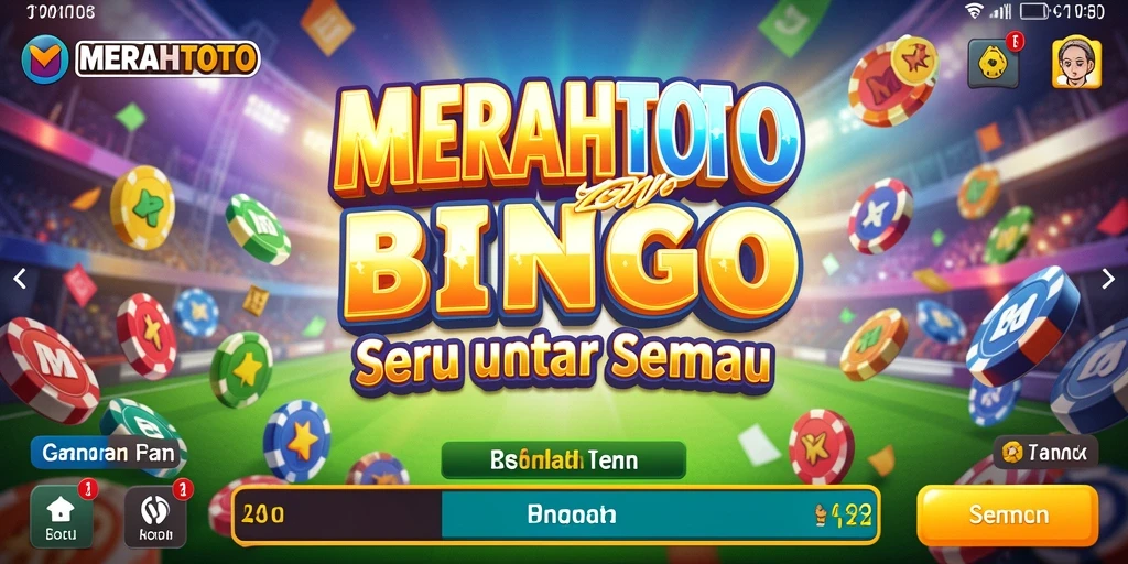 Tampilan gameplay MERAHTOTO yang menawan saat bermain Bingo.