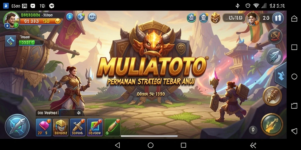 Tampilan gameplay seru dari MULIATOTO yang menantang strategi.