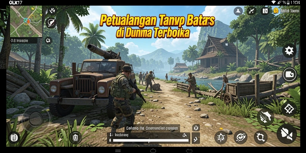 Tampilkan gameplay OLX17 dengan petualangan yang seru.