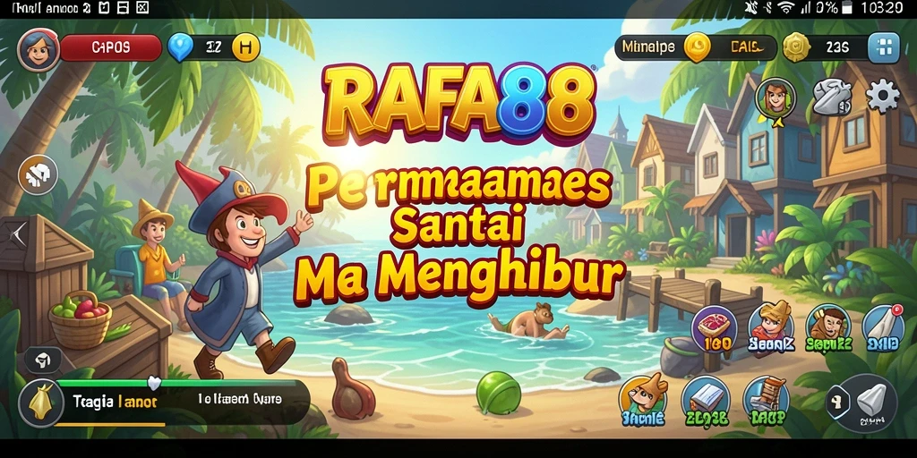 Tampilan gameplay RAFA88 yang penuh warna dan menarik.
