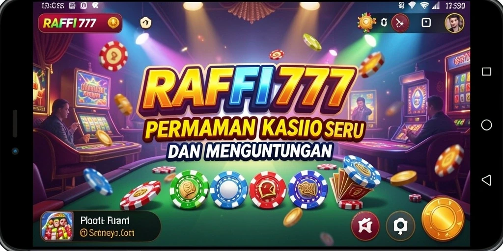 Tampilan gameplay RAFFI777 yang mendebarkan dan penuh warna.