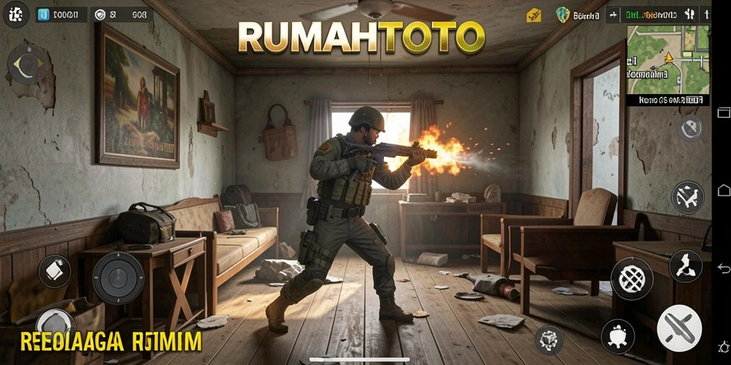 Gameplay seru RUMAHTOTO dengan aksi menegangkan.