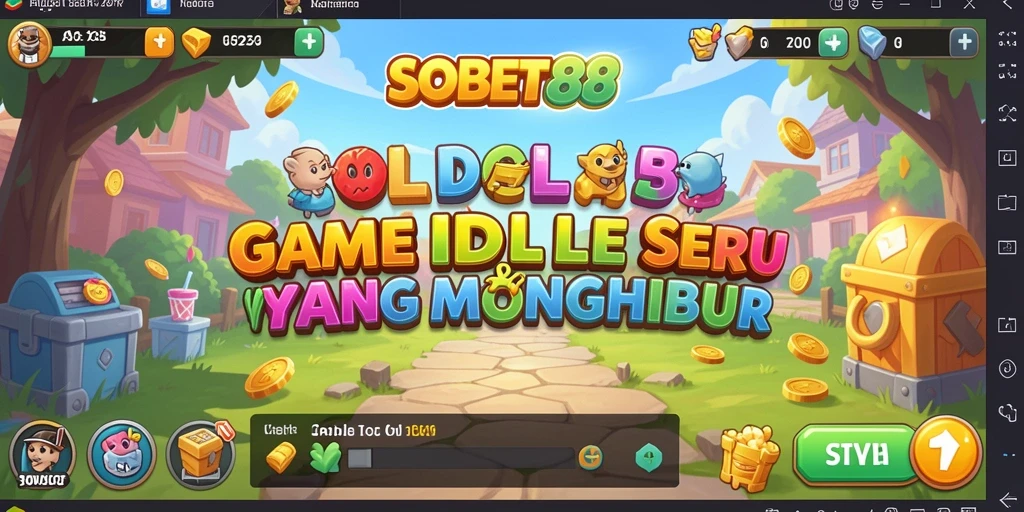 Tampilan gameplay SOBET88 dengan karakter unik dan lingkungan menarik.