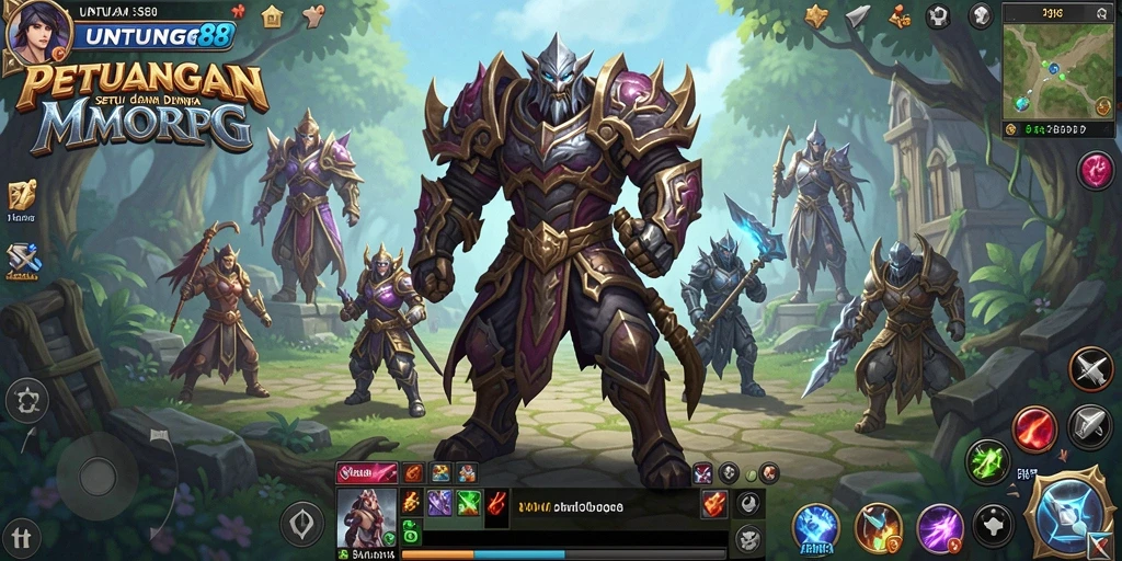 Gameplay seru dalam dunia petualangan MMORPG UNTUNG88.